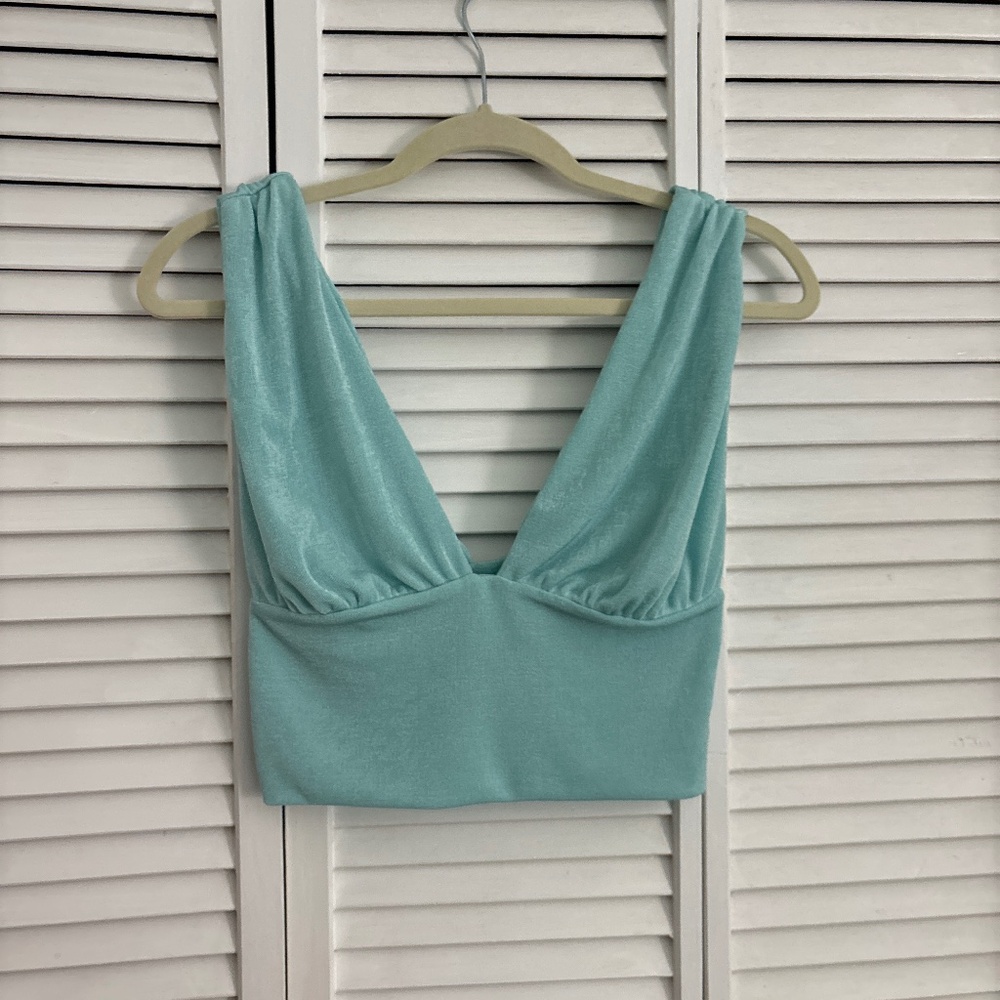 Aquamarine crop top